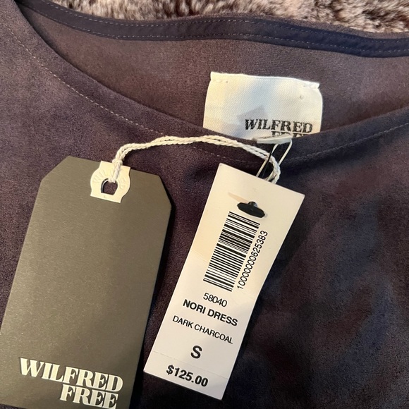 NWT Wilfred Free Nori Vegan Suede Dress - Picture 2 of 4
